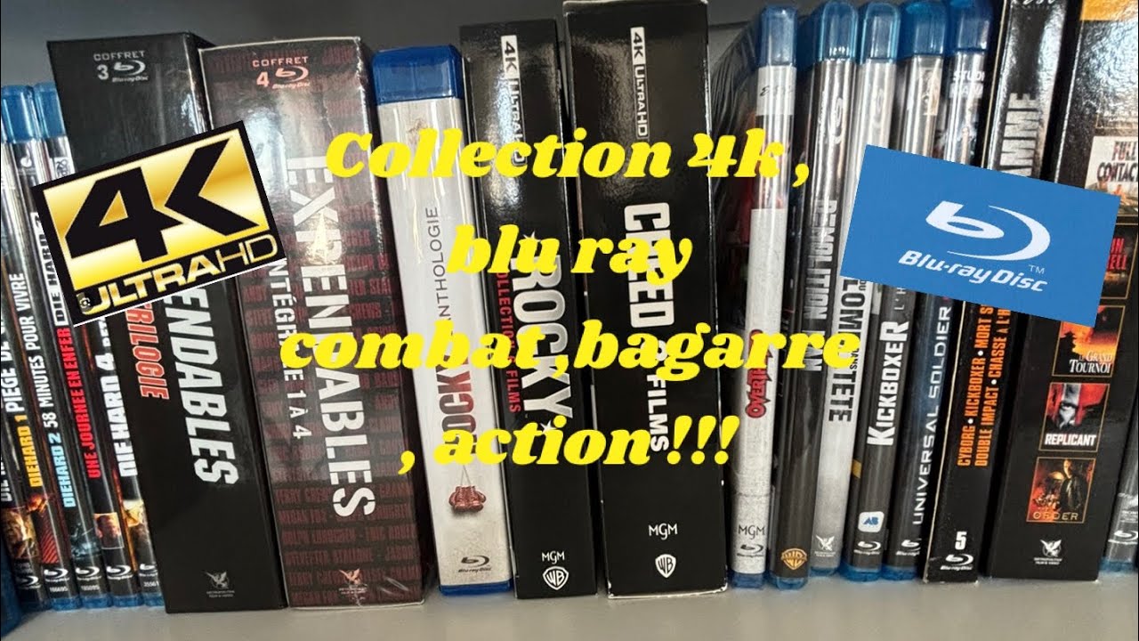 Collection 4k , blu ray combat , bagarre , action !!!