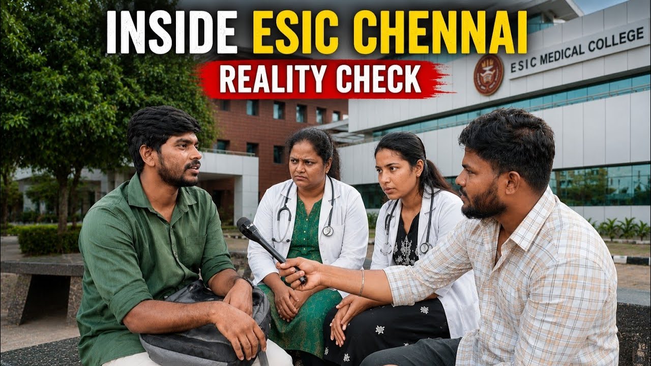 I Visited ESIC Medical College Chennai 🫨 | The Truth About MBBS Here