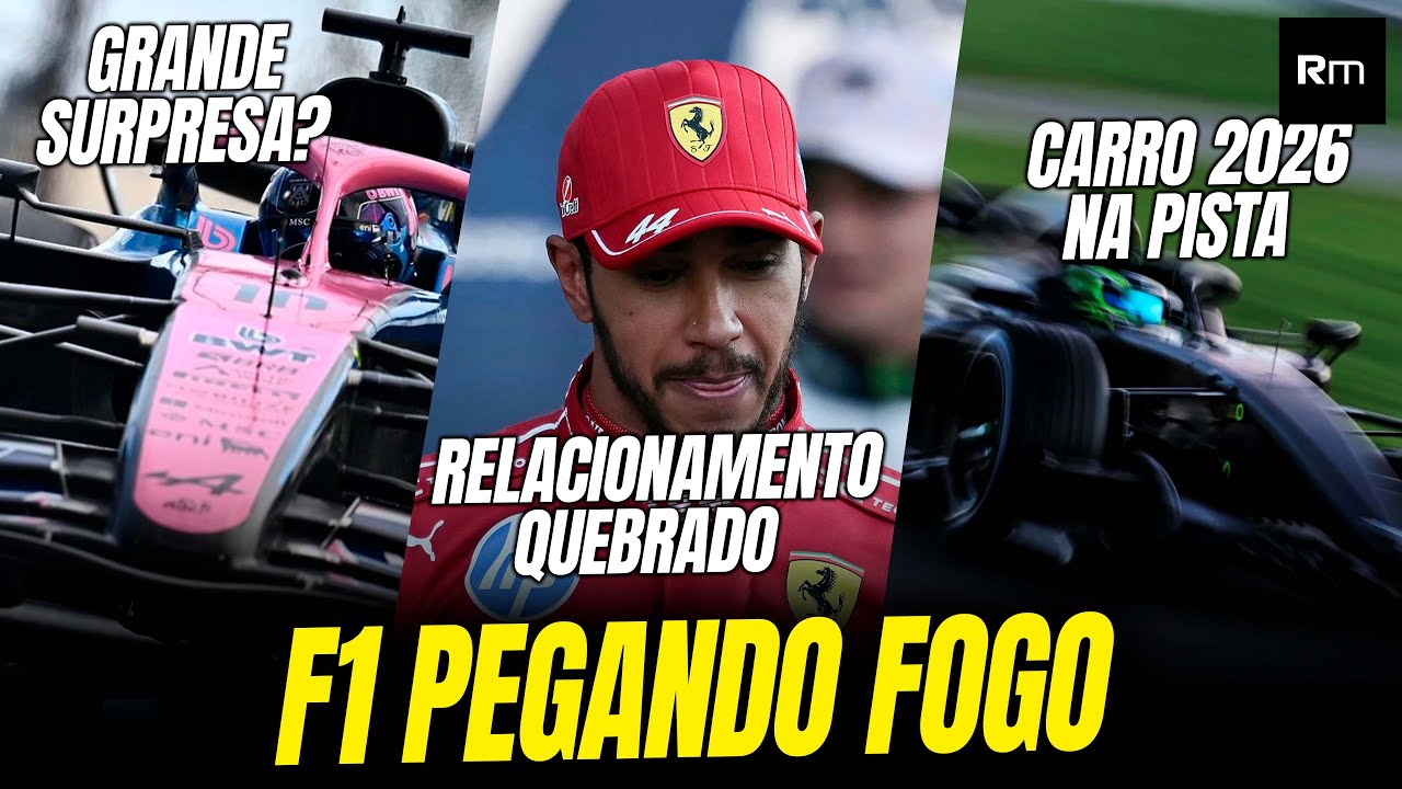 🚨 3 B0MBAS EM 24 HORAS: MUDANÇA PARA HAMILTON / CADILLAC NA PISTA / ALPINE SURPREENDE #formula1