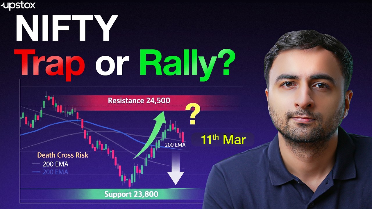 NIFTY At Critical Range : Breakout or Fresh Breakdown? | Upstox