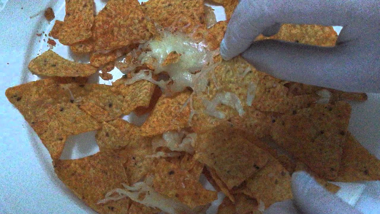 Eating Nacho's & 2 pair of hands Latex Glove Layering [[ASMR]]