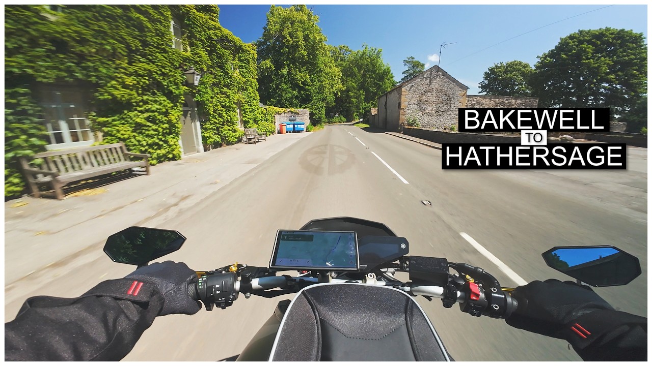 A quintessential English countryside road, the short blast from Bakewell to Hathersage | B6001 | POV