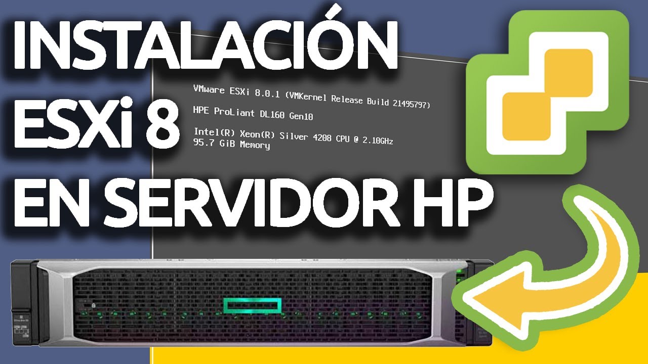 Instalación de ESXi 8 en HP Proliant