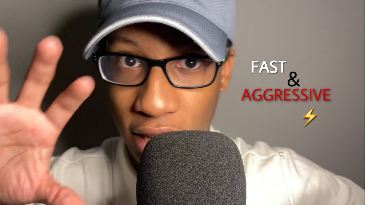ASMR FRANÇAIS : FAST & AGGRESSIVE HAND MOVEMENTS ⚡️ (ÉNERGIE CHAOTIQUE) ⚠️