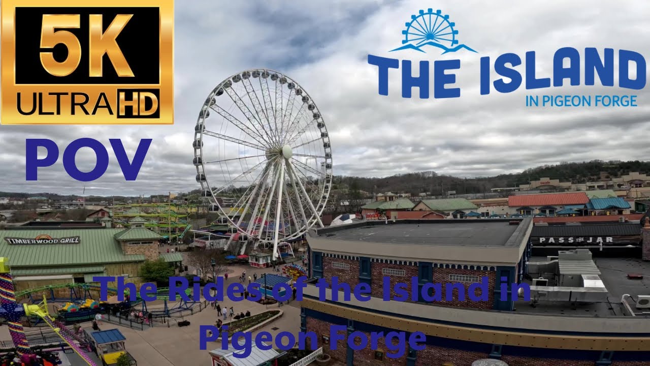 The Rides of The Island in Pigeon Forge | Pigeon Forge, TN | 5.3K 60fps