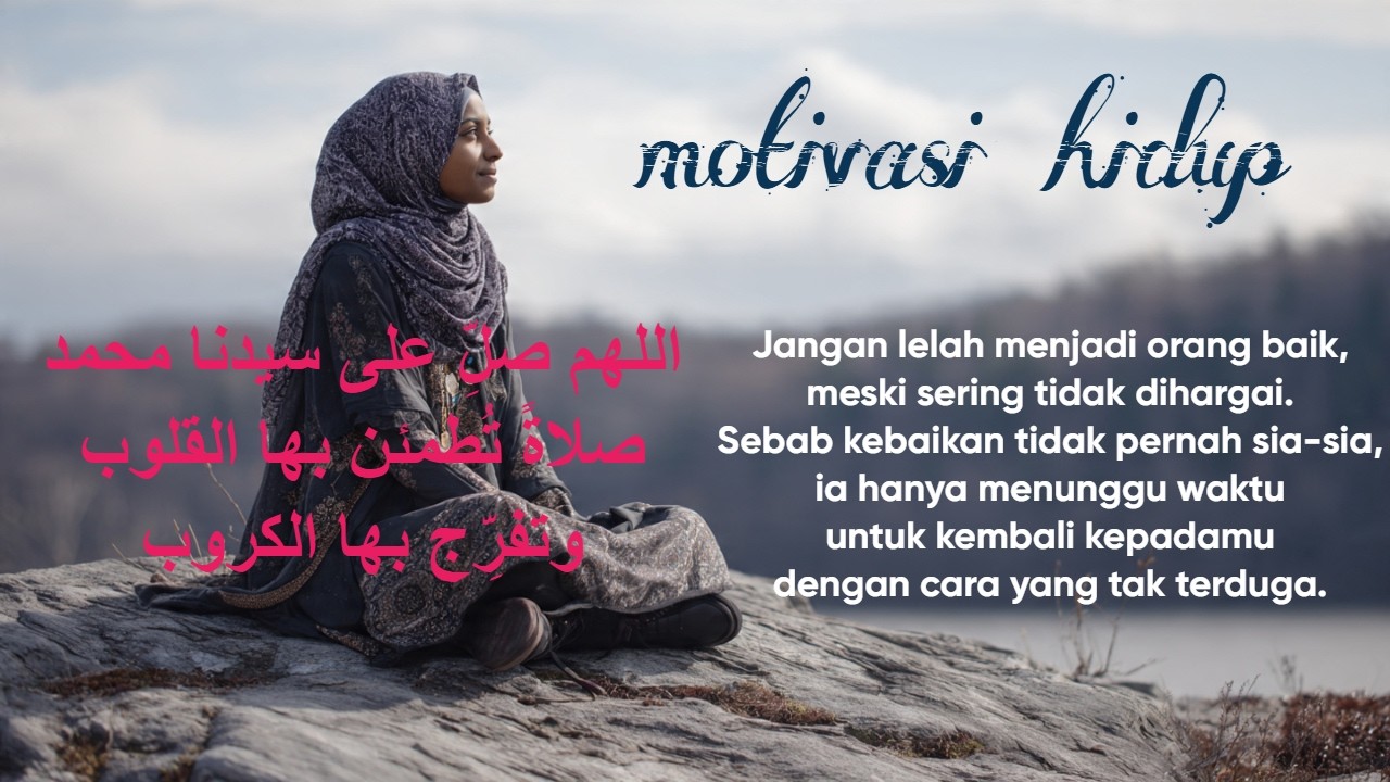 Motivasi hidup dan nasehat paling berharga yang menyentuh hati