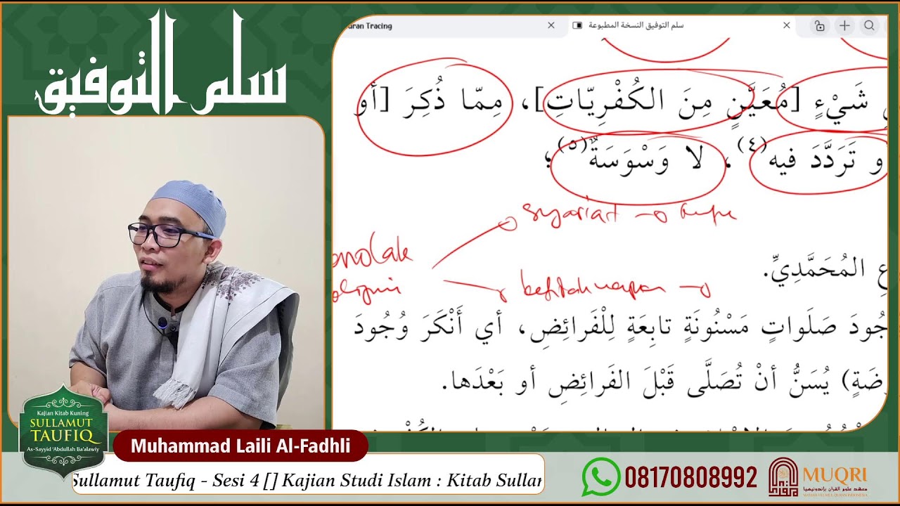Kitab Sullamut Taufiq - Sesi 4