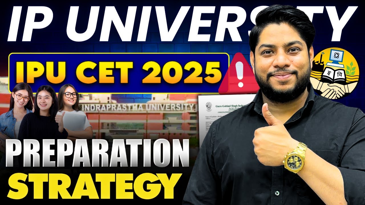 IP University Entrance Exam preparation Strategy🔥Important Tips for IPU CET 2025 ( All Courses)😍
