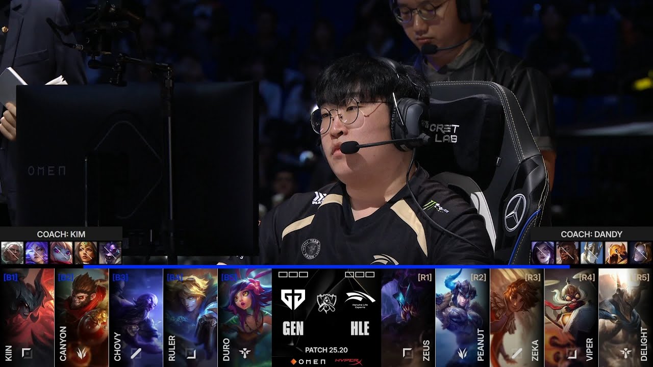 【2025全球總決賽】八強賽 GEN vs HLE #1
