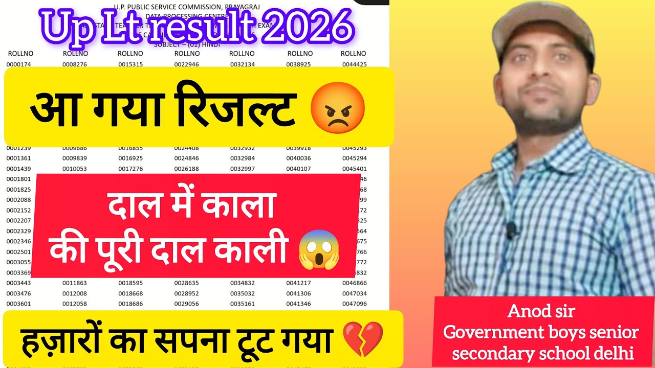 UP LT Grade Teacher Pre Result Out | Cut Off पर बड़ा सवाल ❗ Selection / Rejection का पूरा सच