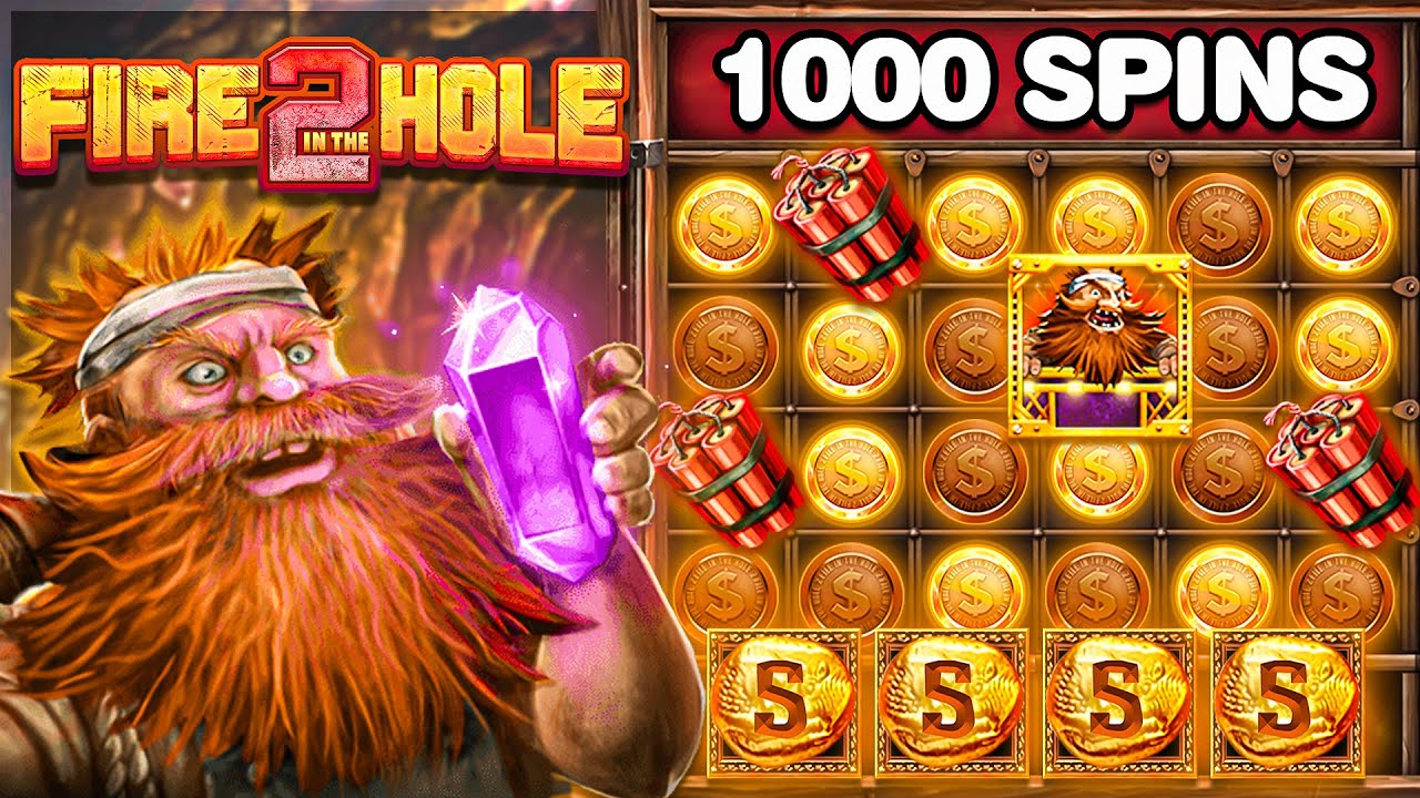 I Did 1000 SPINS On FIRE IN THE HOLE 2 SLOT!! (PERSISTENT)
