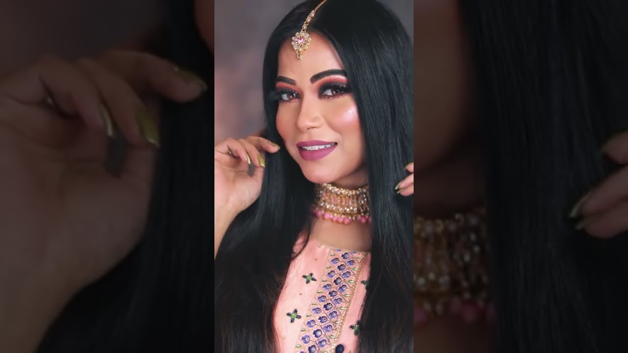 Glam Ethnic Makeup idea 