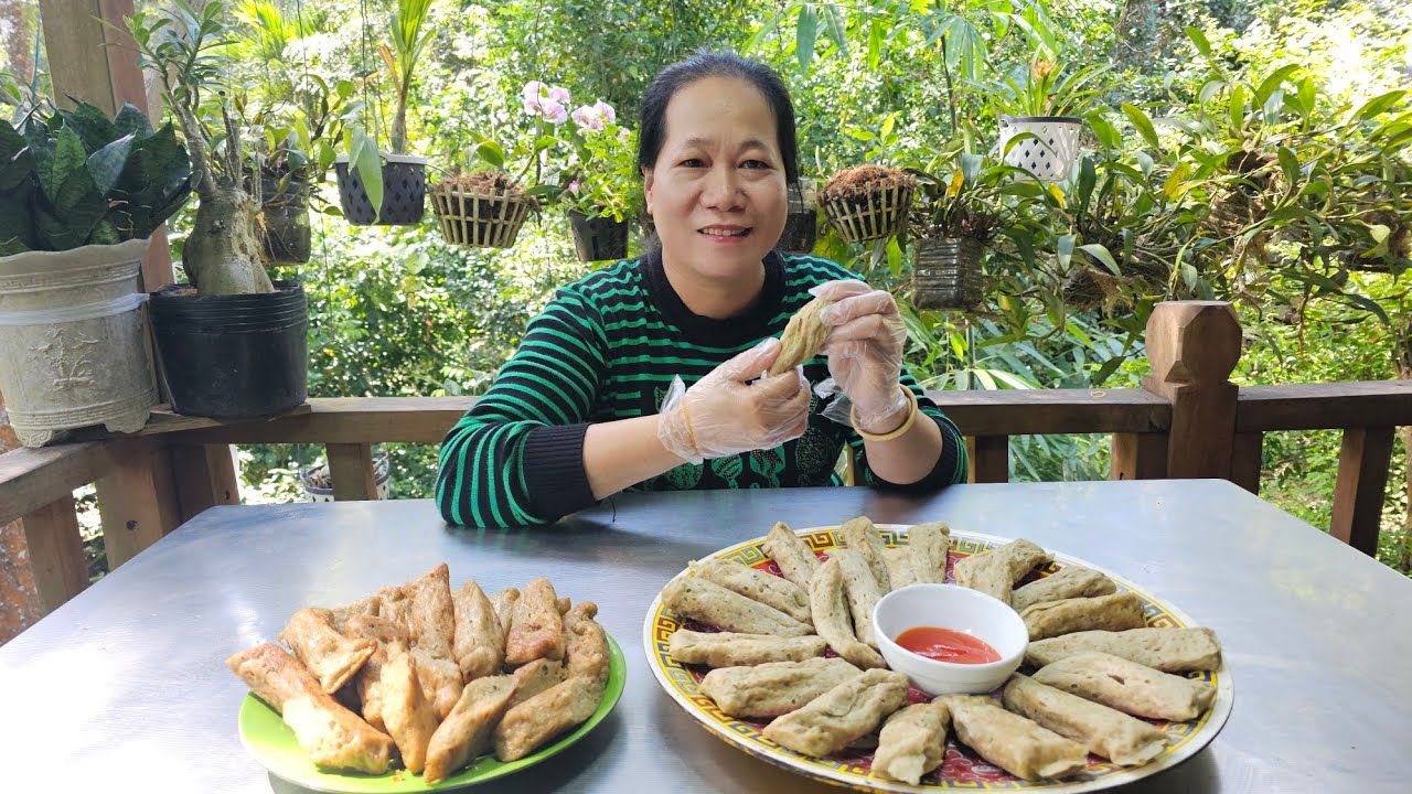 Chả lụa thẻ chay làm cách nầy dai giòn rất ngon