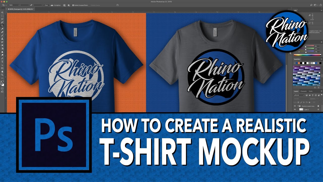 Create T-Shirt Mockup in Adobe Photoshop