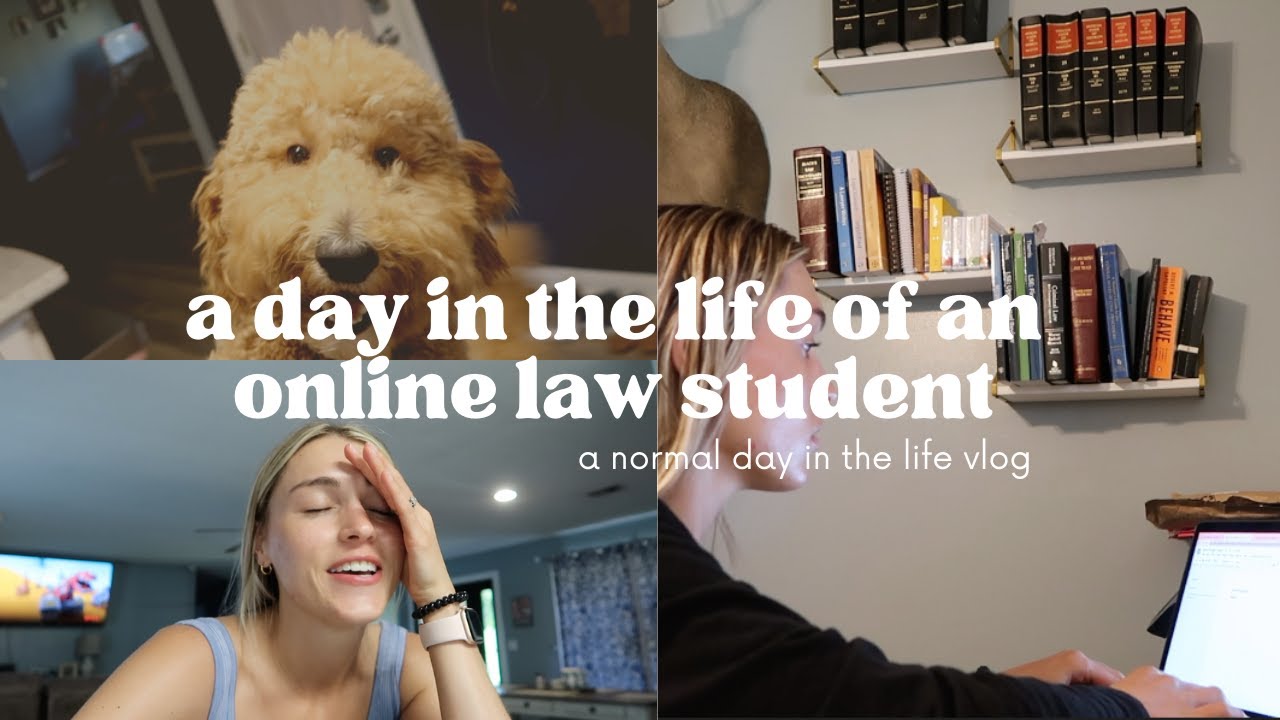 DAY IN THE LIFE OF A LAW STUDENT (online)