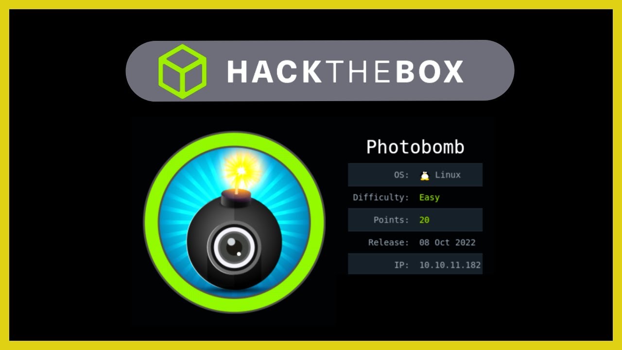 HACKTHEBOX | Resolución de la Máquina PHOTOBOMB - HACKING ÉTICO [CTF]