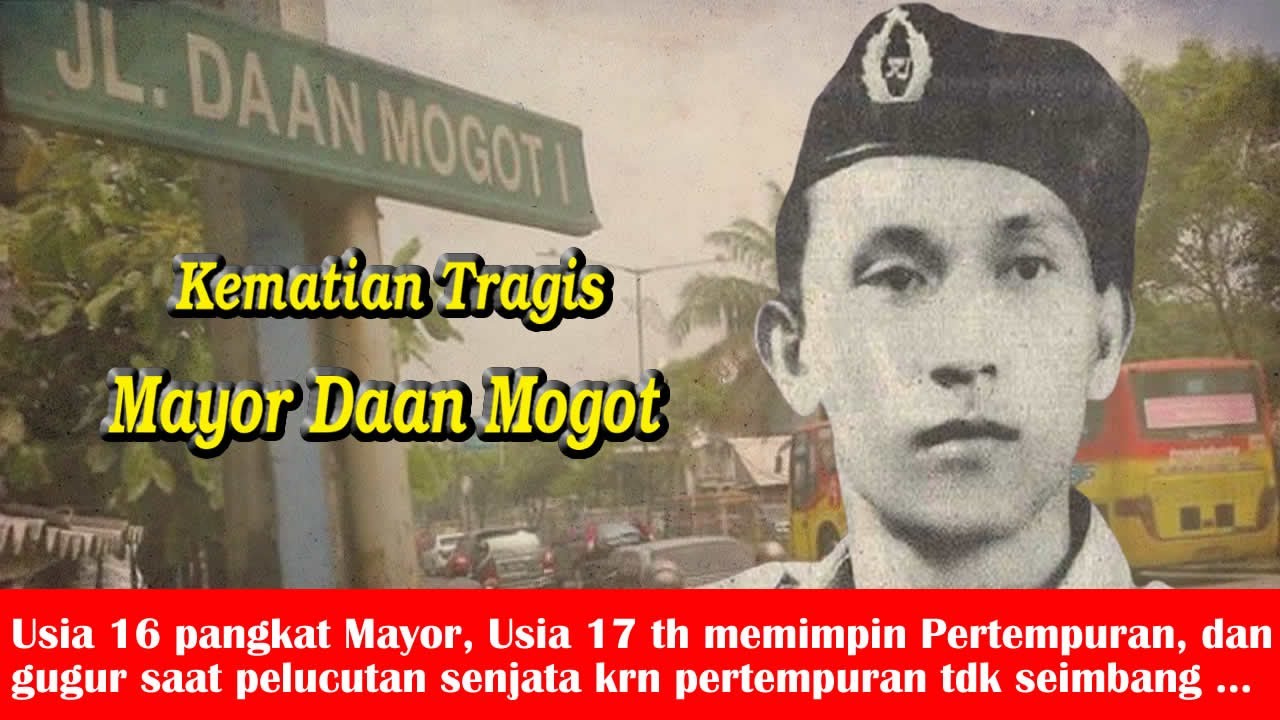 Kematian Tragis Mayor Daan Mogot Gugur Saat Usianya Baru 17 Tahun Karena Pertempuran yg tdk Seimbang