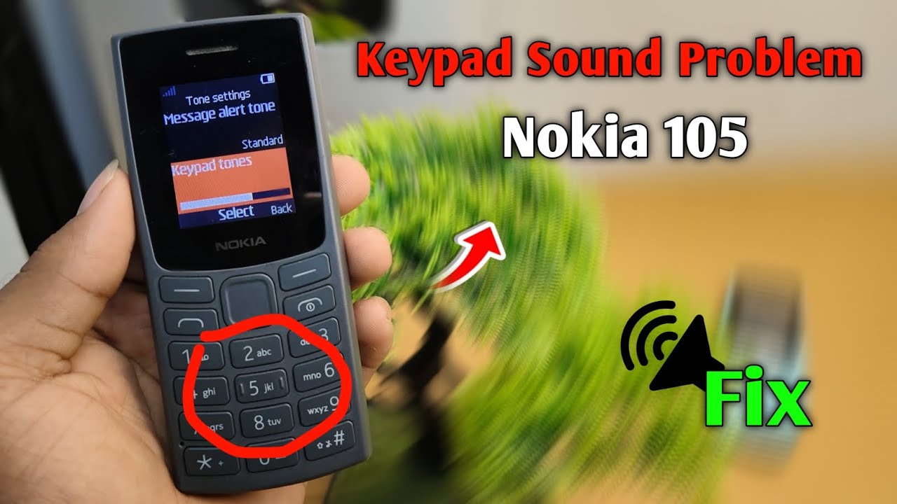 Nokia 105 Keypad Sound Problem Fix | Nokia Keypad Setting | Sound Problem Fix #nokia