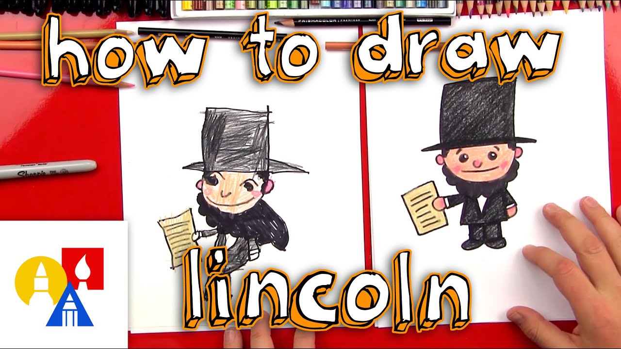 How To Draw A Cartoon Abraham Lincoln