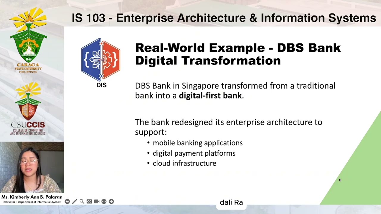 Topic 7. Enterprise Architecture, Change, and Adaptability
