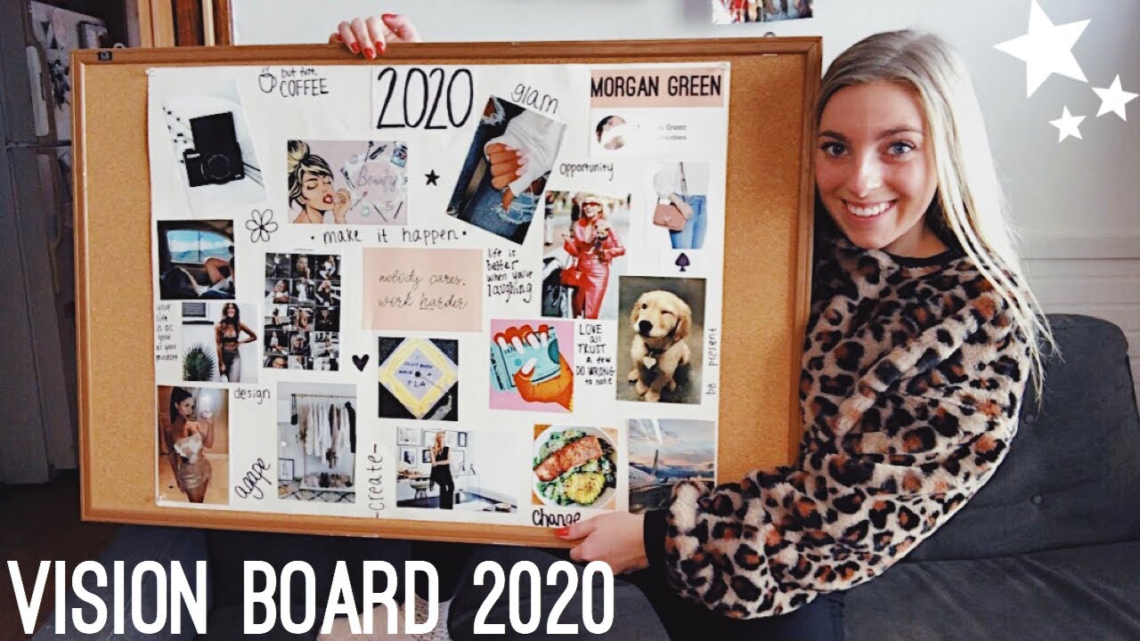Making My 2020 Vision Board | Morgan Green