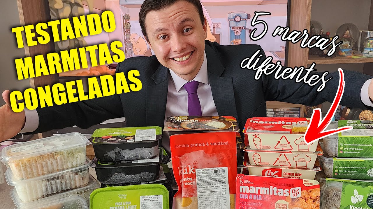 QUAL É A MELHOR MARMITA CONGELADA? TESTAMOS 5 MARCAS DIFERENTES
