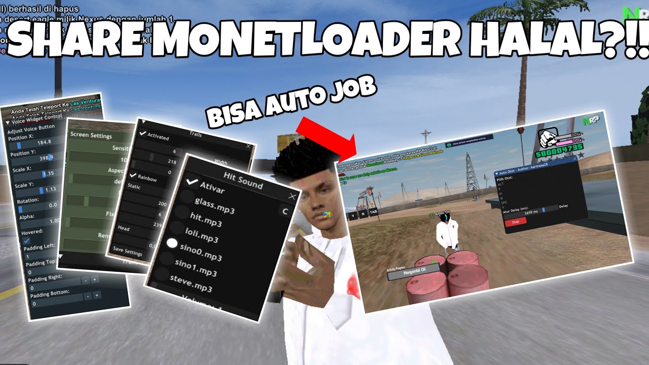 SHARE MONETLOADER HALAL, DAN NON HALAL:V - GTA SAMP INDONESIA