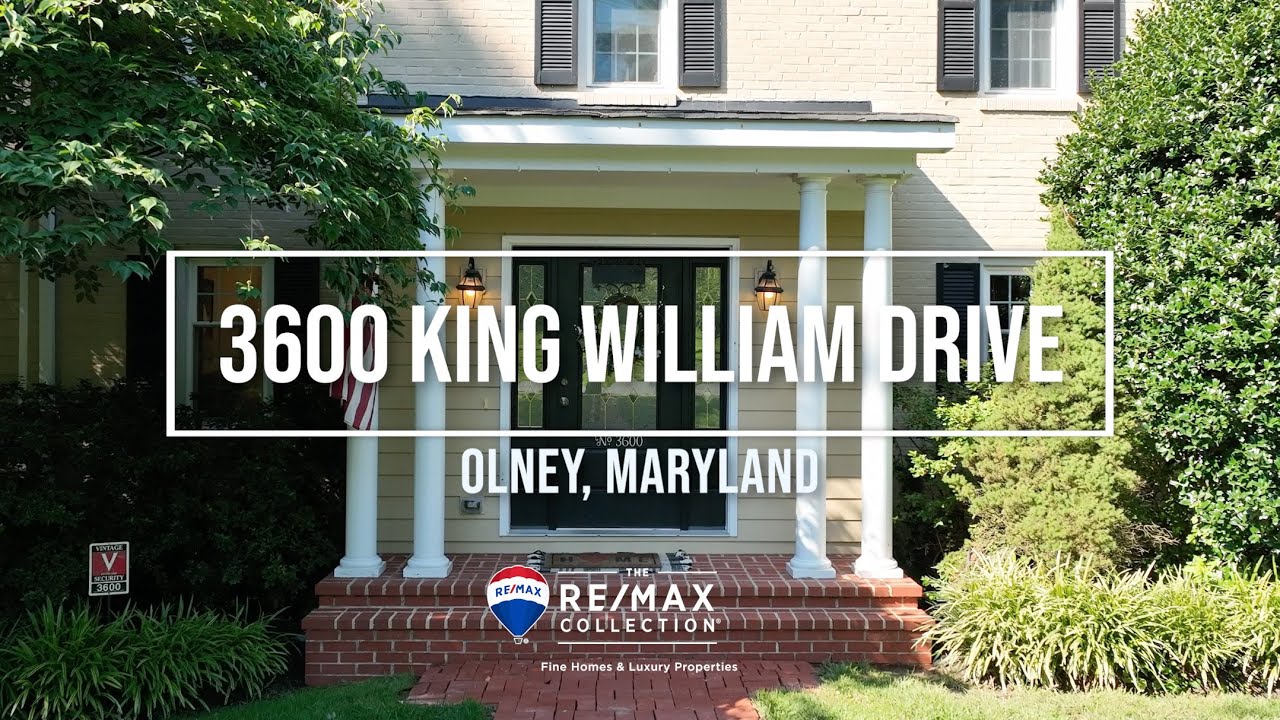 REMAX: 3600 King William Drive, Olney, Maryland 20832