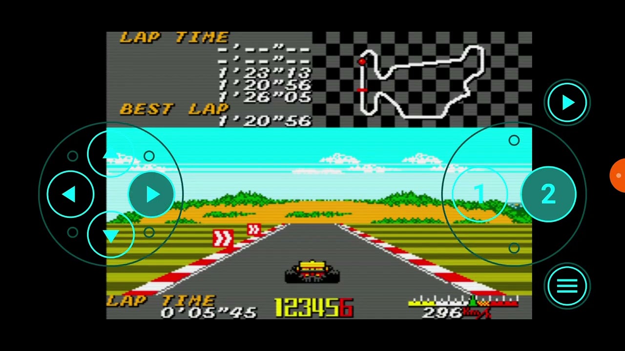 1992 Ayrton Senna's Super GP II Sega Game Gear Title 