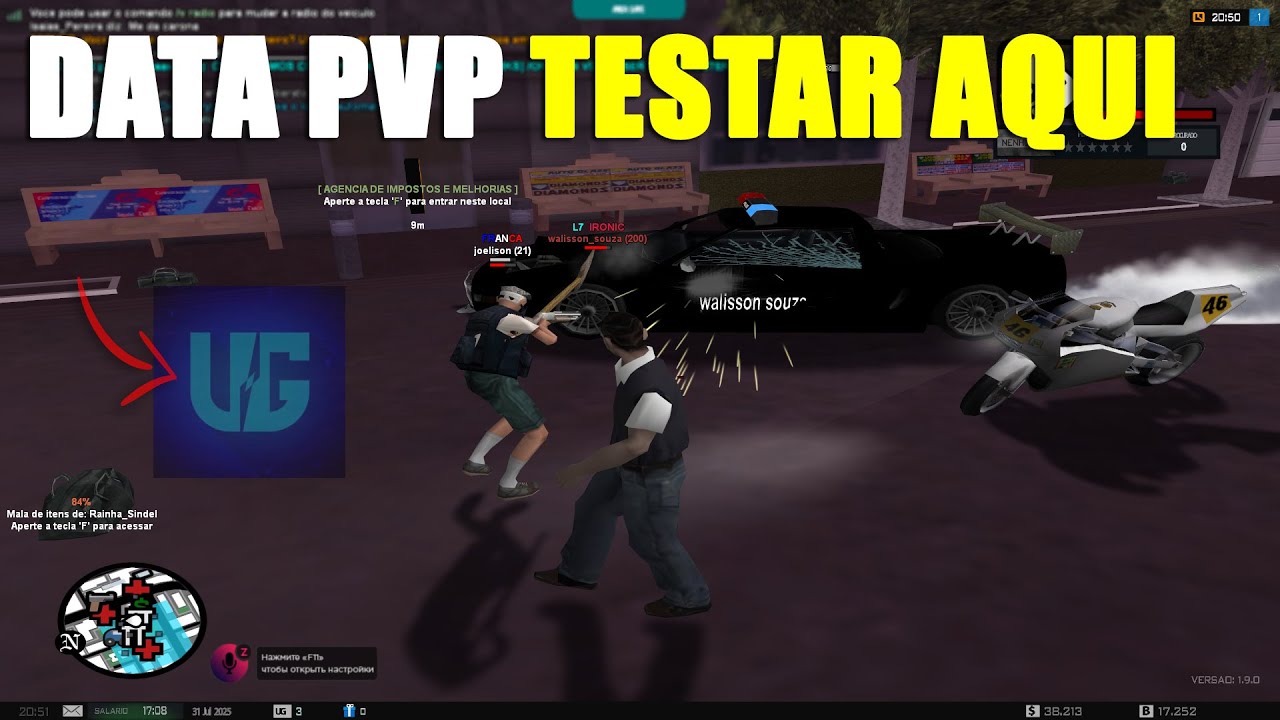 TESTAR A DATA PVP NO Underground RP VALE APENA? - GTA SAMP RP