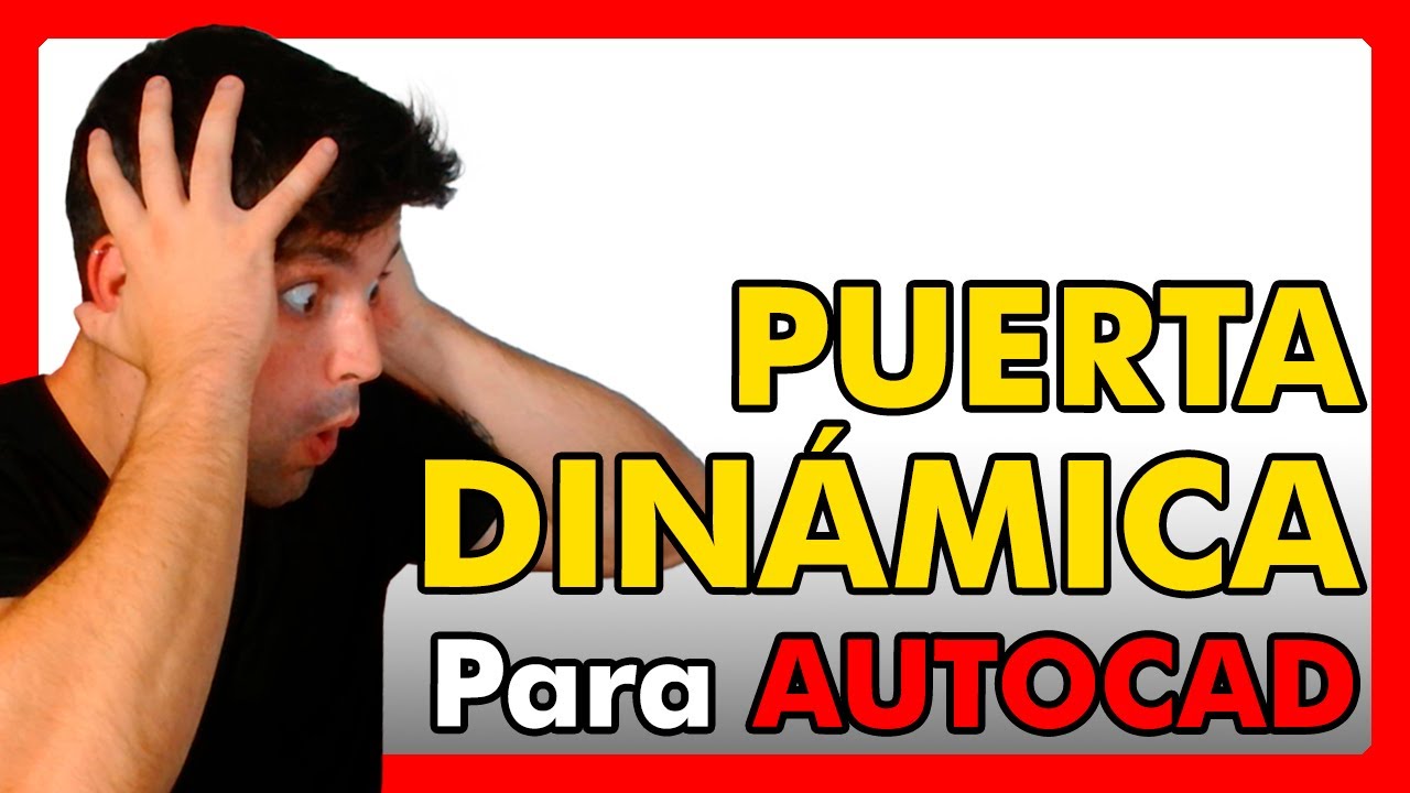 🔴 Dibujar PUERTA en AutoCAD [Bloque Editable Completo]