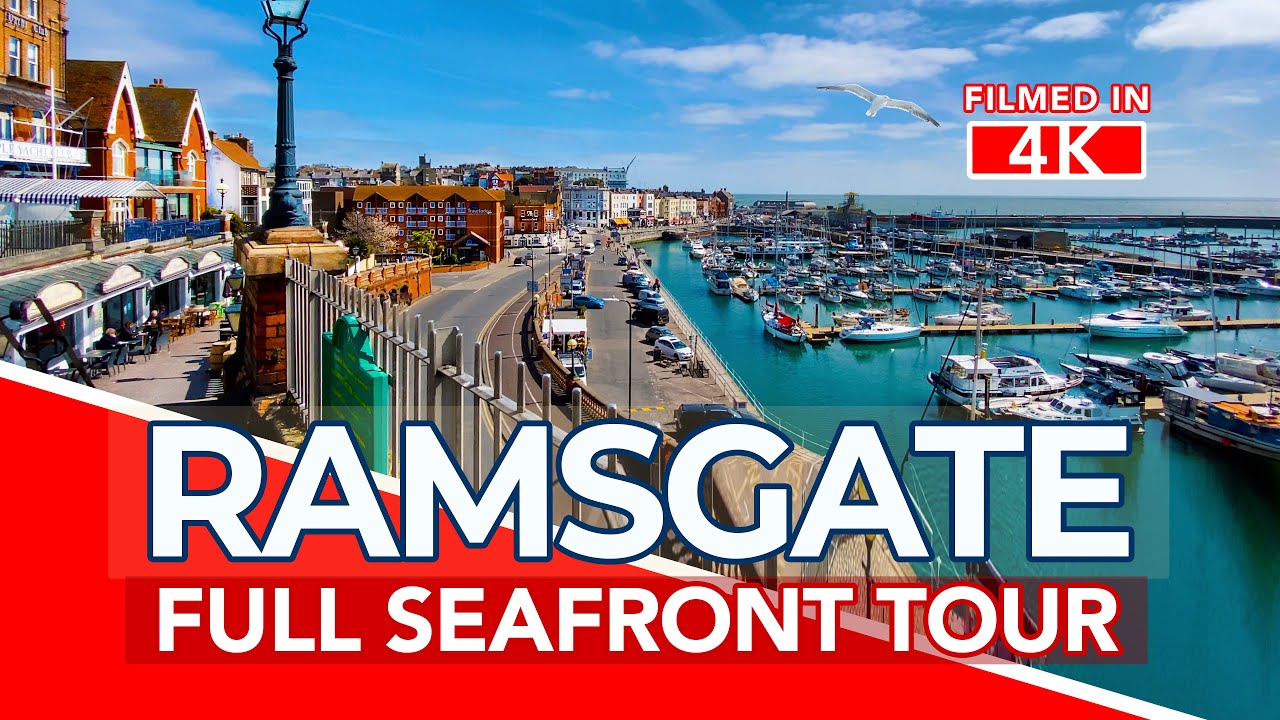 RAMSGATE | Full seafront tour of RAMSGATE KENT UK | 4K Walk