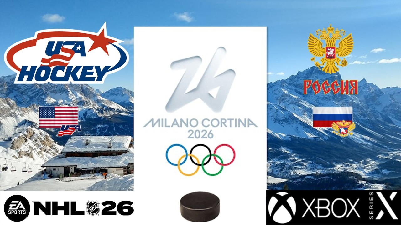 NHL 26 - Olympic Hockey 2026 -Semifinal - U.S.A. vs Russia