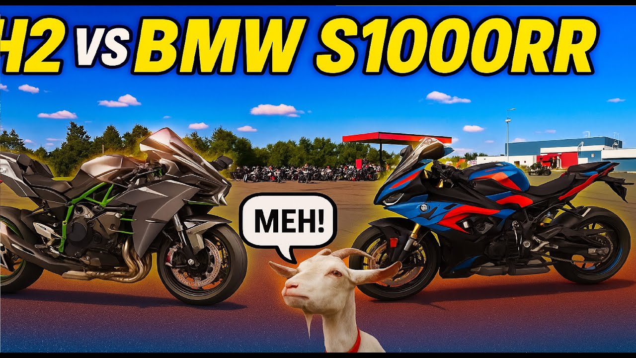 H2 vs BMW S1000RR bike meeet Kinegad #ireland