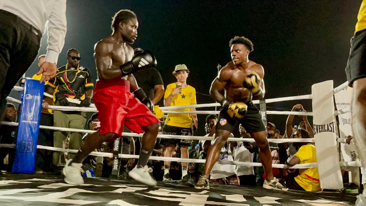 Ishowspeed get knocked down by a local street boxer in Ghana😂😱🇬🇭