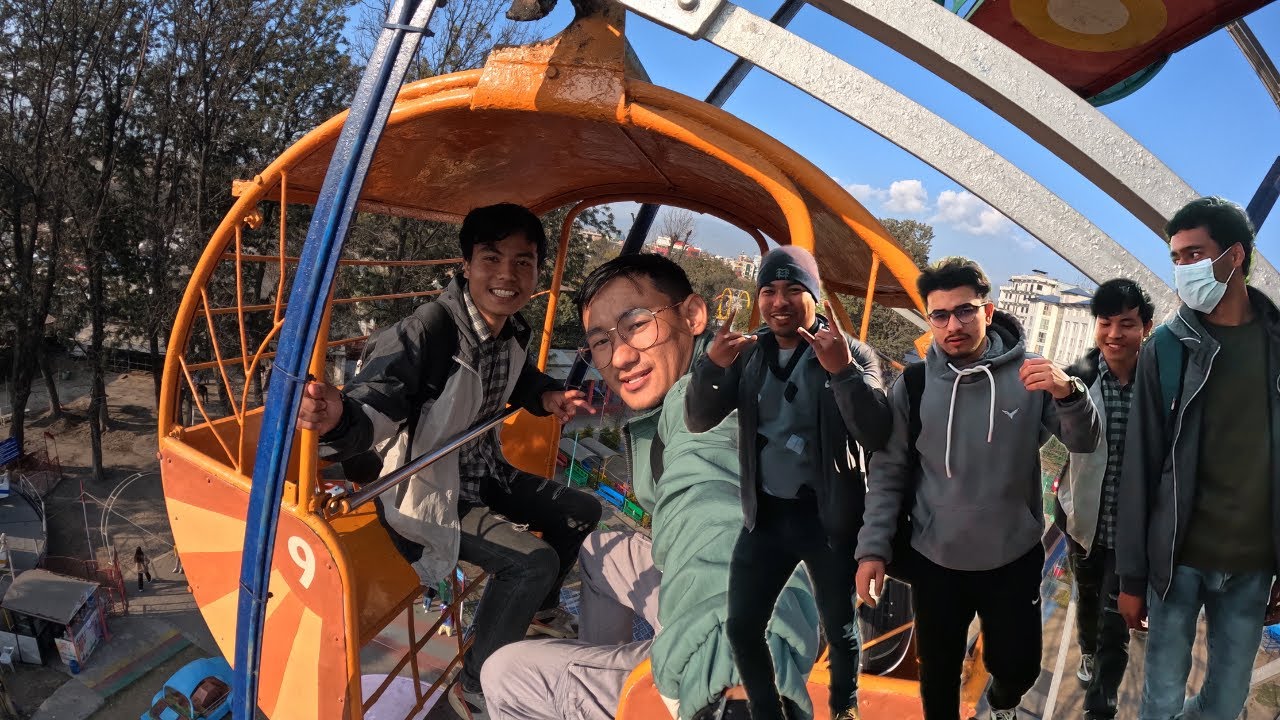 झन्डै मुटु झरेन 😂| Kathmandu Fun Park Vlog | @LukasuMagar
