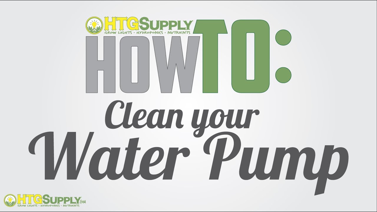 HTGSUPPLY presents HOW TO: Cleaning your Submersible Hydroponic Water Pumps