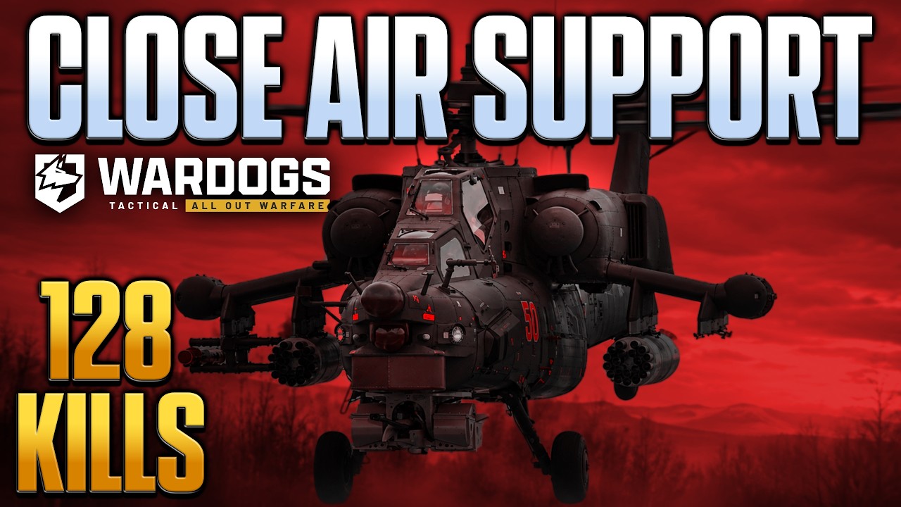 Attack Helicopter Close Air Support in WARDOGS Is INSANE!