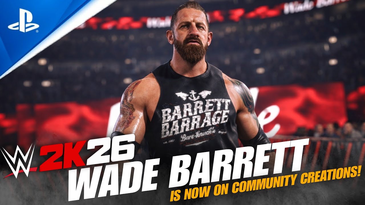 WWE2K26 Wade Barrett '26 Updated Entrance | New WWE 2K26 Community Creations !