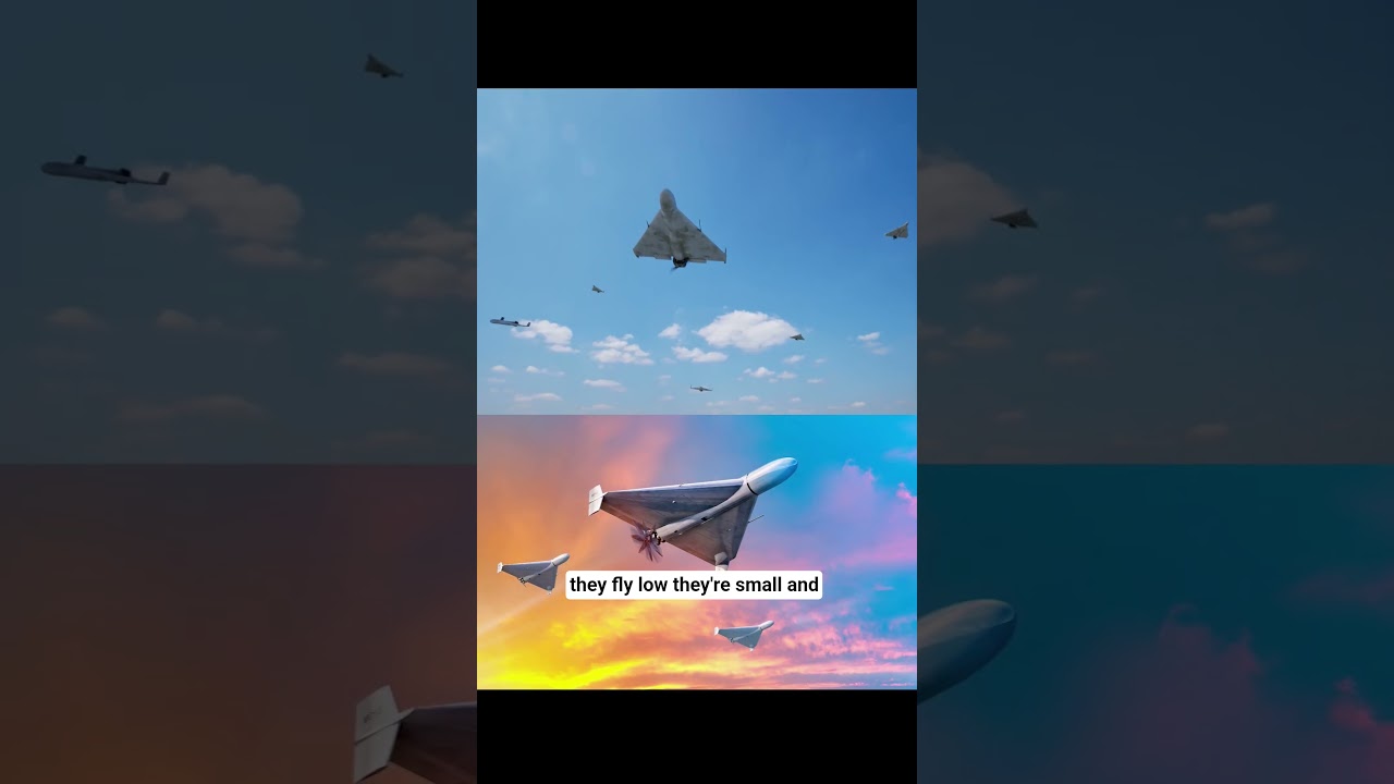 How Shahed Drones Slip Through Air Defense #aviation #airdefense #airforce #shaheddrone #drone