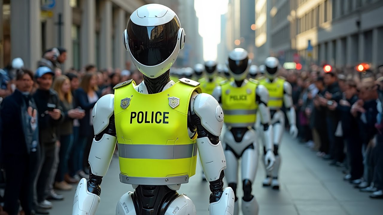 China's AI POLICE Robots Are Now on the Streets!