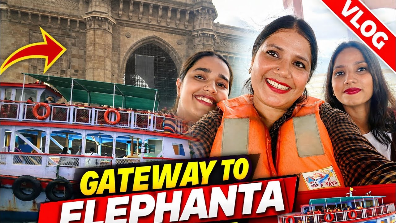 Gateway of india to elephanta caves |ferry rides⛴️..