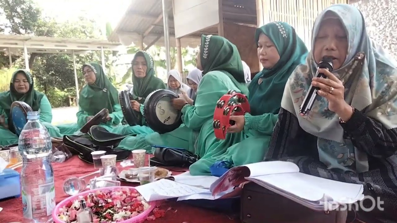 Rawi dan shalawat Nabi SAW 🙏 Acara 4 bulanan 🙏☺️