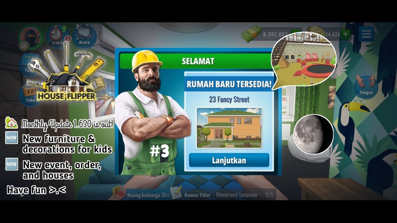 monthly update 1.630 part3! :: restaurant on the mezzanine •house flipper android 