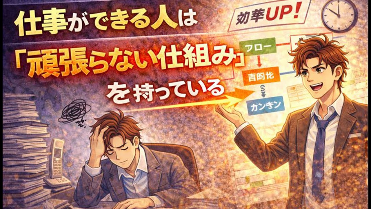 仕事ができる人は「頑張らない仕組み」を持っている