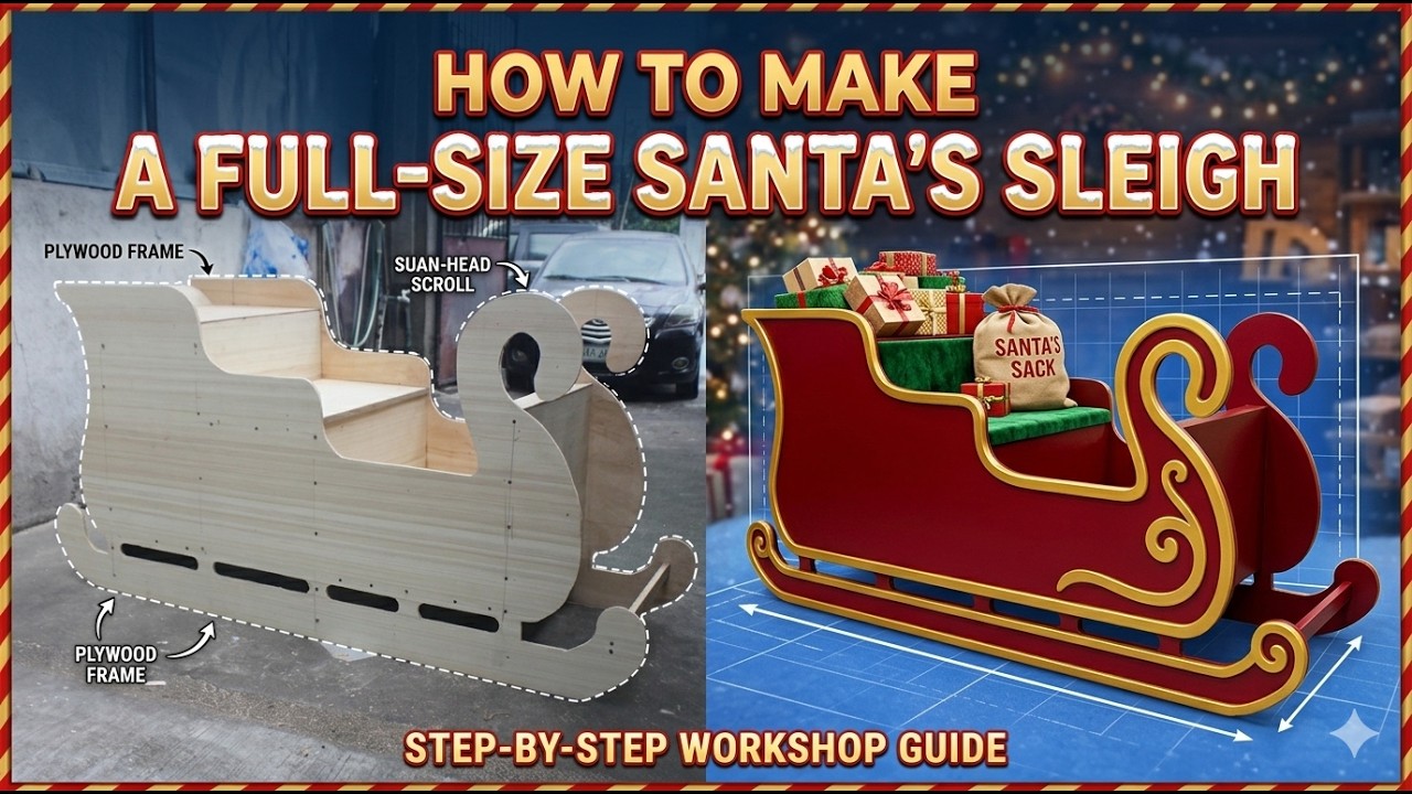 How to Make Full-Size Santa's Sleigh