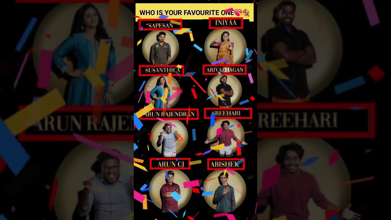 Who is yours favourite and best singer #top5 #contestants #saregamamusic #zeetamil #saregamapa