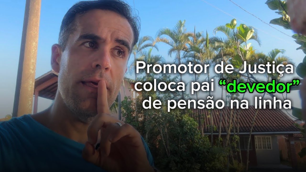 Promotor dá lição de moral em pai que não paga pensão para filho com deficiência