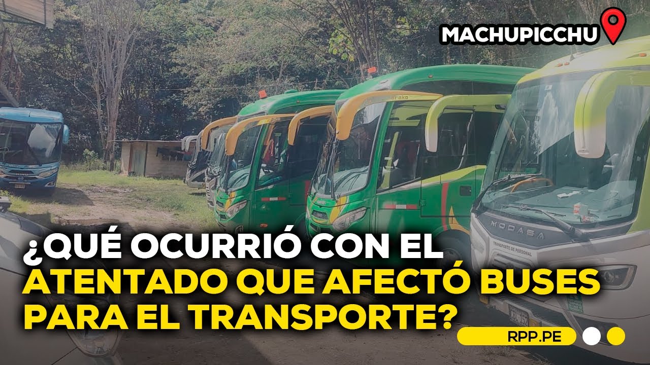 Crisis en Machupicchu: atentado impide operación de nuevo servicio de transporte #ROTATIVARPP