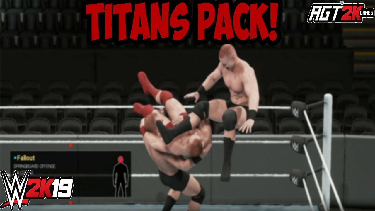 AGT - WWE 2K19 | Titans Pack DLC - ALL New Moves & Taunts!